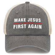 Make Jesus First Again Trucker Hat