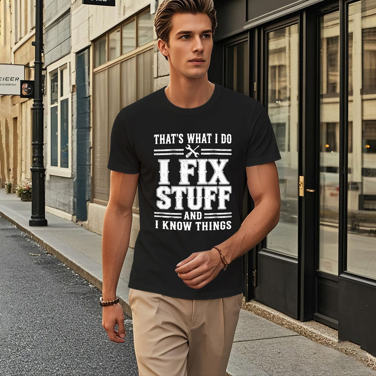 That's What I Do I Fix Stuff And I Know Things Shirt