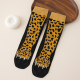 Animal Paw Socks - Funny 3D Animal Socks Crazy Leopard Paw Socks Novelty Socks Gag Gift