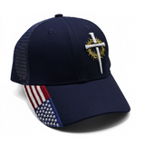 3D Embroidered Cross Hat