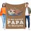 Onlydads Funny Papa Birthday Gifts, Papa is Charging Sloth Blanket, Grandpa Gifts for Fathers Day