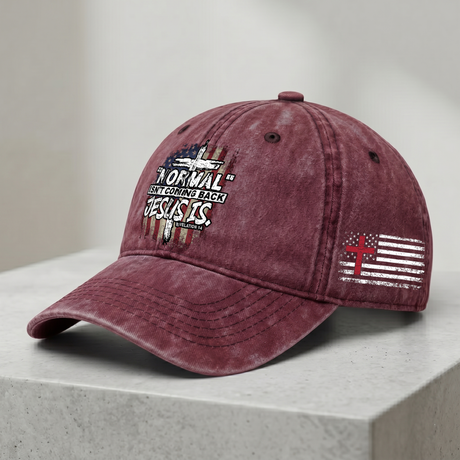 "Normal" Isn't Coming Back Jesus Is Christian Hat