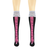 Funny Crazy Chicken Leg Feet Socks for Men and Women- Novelty High Socks Funny Gifts
