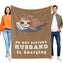 Onlydads Funny Husband Gifts, Husband is Charging Sloth Blanket, Husbands Birthday Fathers Day