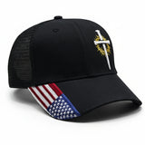 3D Embroidered Cross Hat