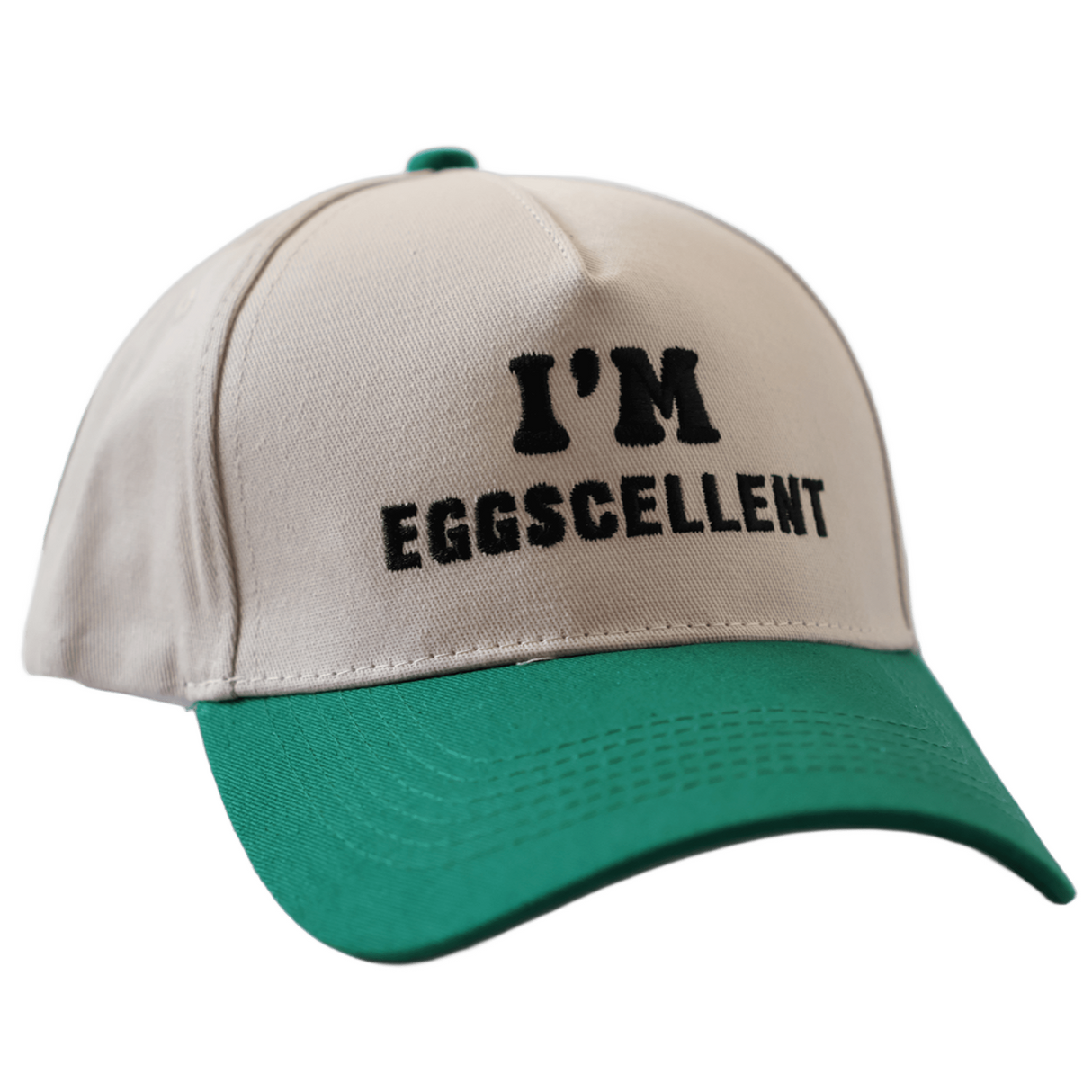 I'm Eggscellent Embroidered Hat – Funny Cap for Women & Men