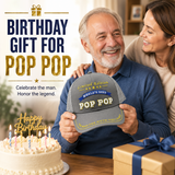 World's Best Pop Pop Embroidered Trucker Hat – Grandpa Birthday Gift