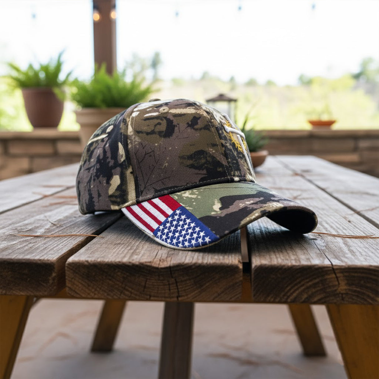 3D Embroidered Cross Hat