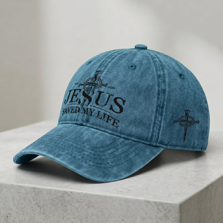Jesus Saved My Life Hat