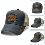Leather Patch Mesh Back Snapback Cap for Men