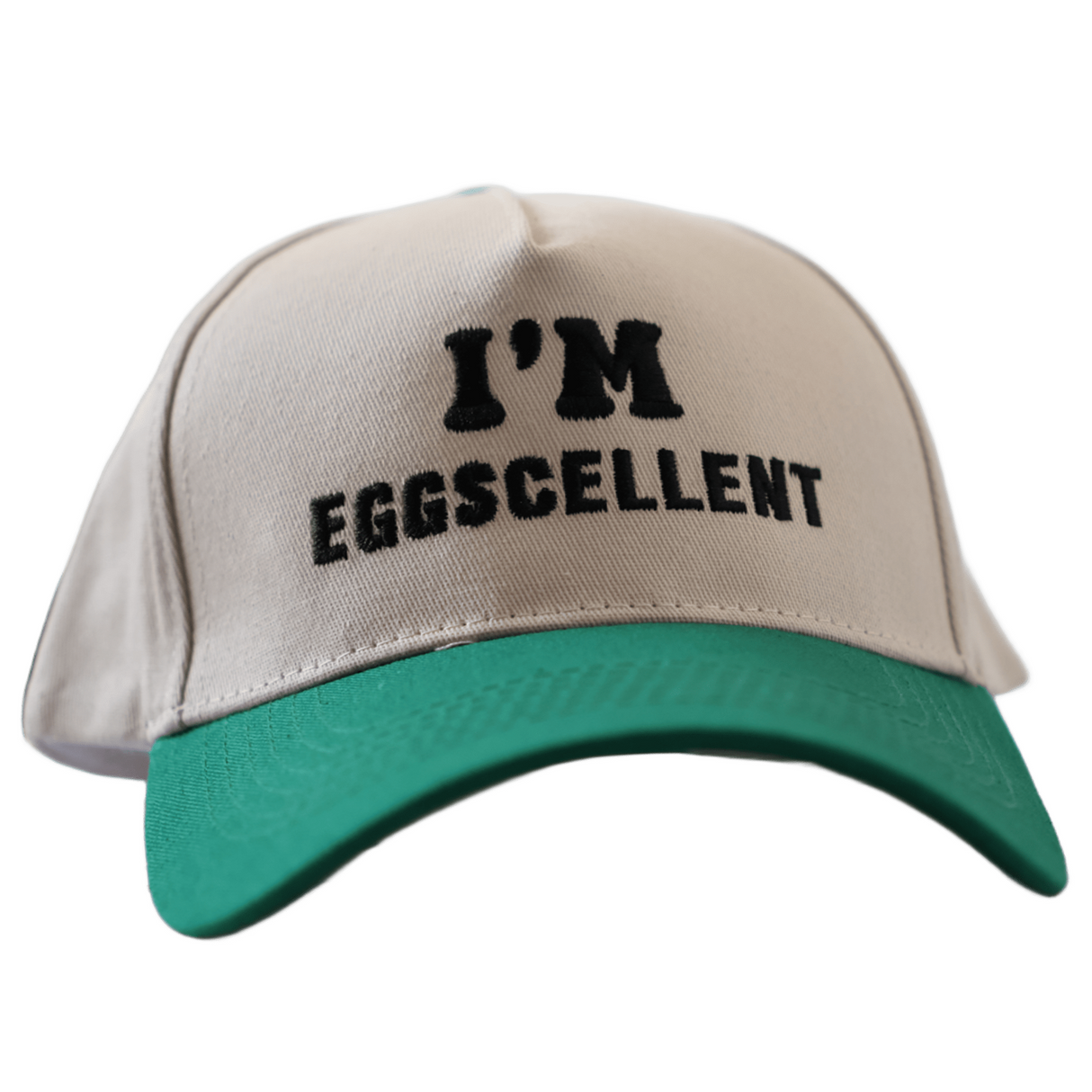 I'm Eggscellent Embroidered Hat – Funny Cap for Women & Men