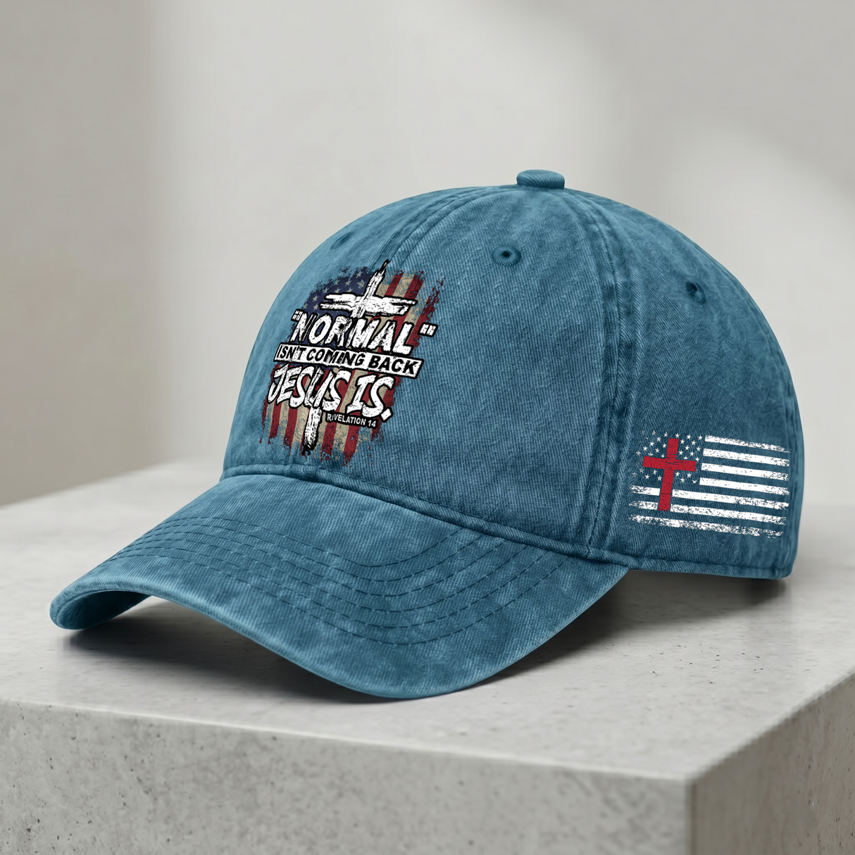"Normal" Isn't Coming Back Jesus Is Christian Hat