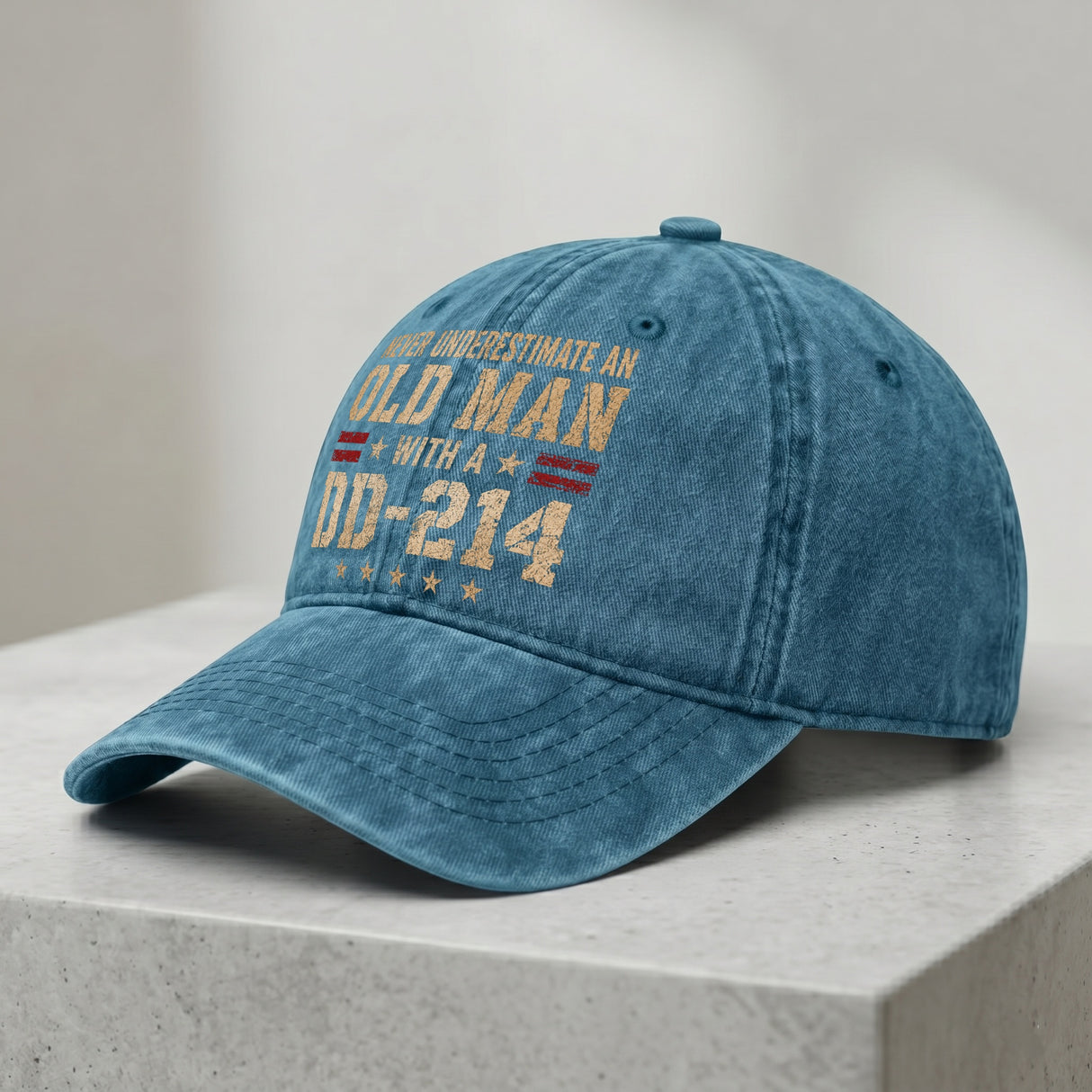 Never Underestimate an Old Man With a DD-214 Hat