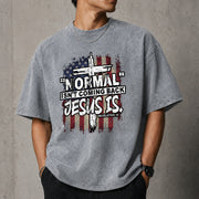 Normal Isn’t Coming Back Jesus Is Christian Graphic T-Shirt