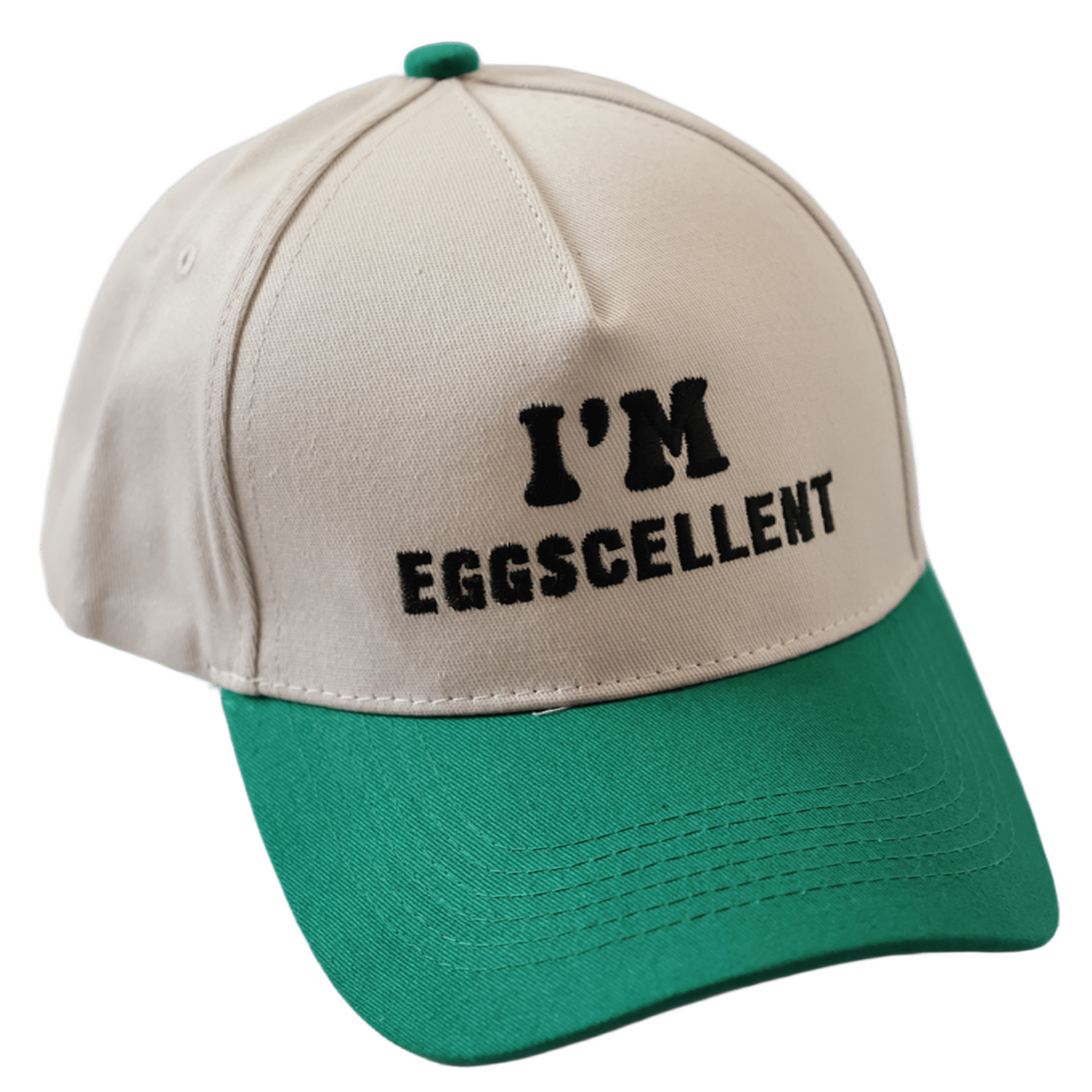 I'm Eggscellent Embroidered Hat – Funny Cap for Women & Men