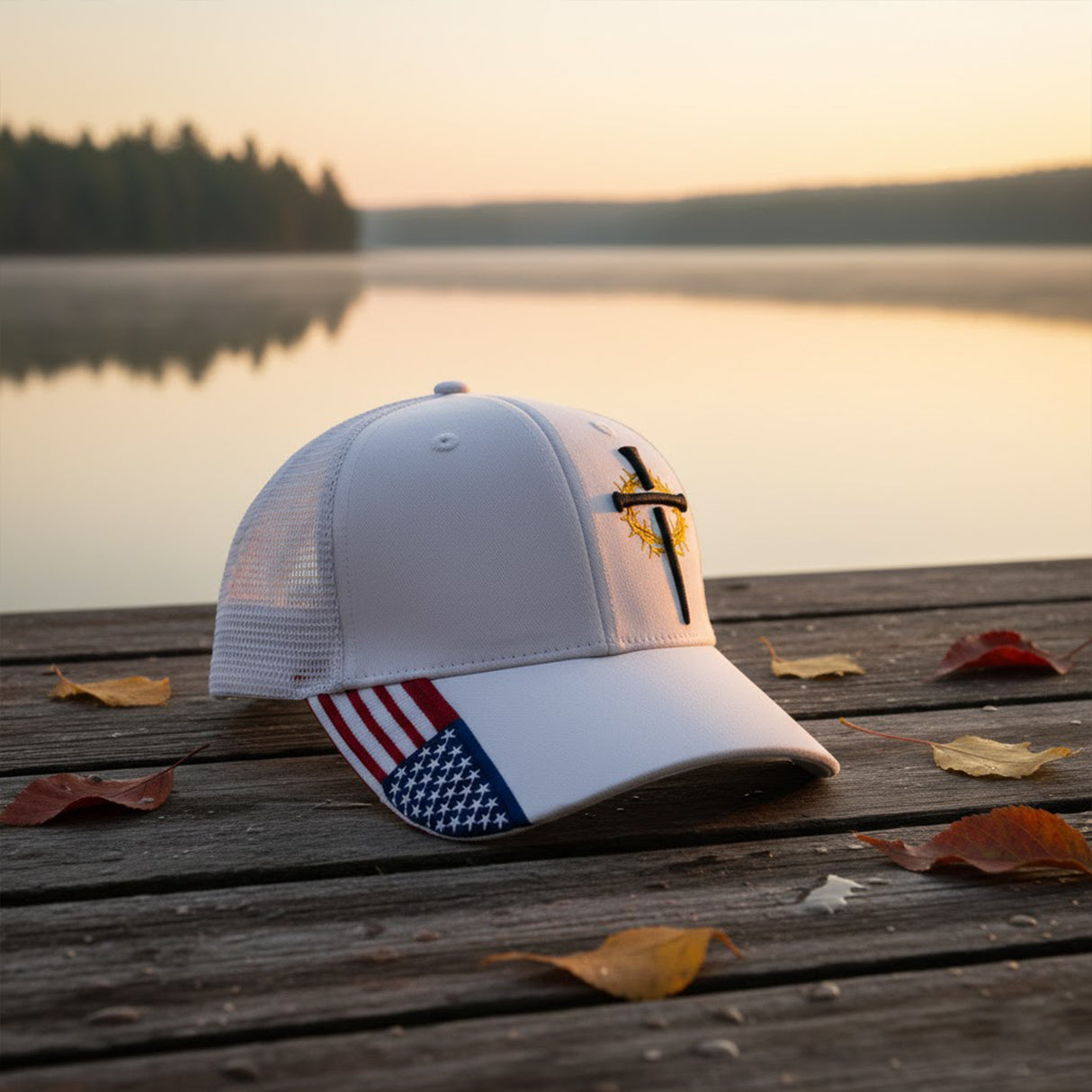3D Embroidered Cross Hat