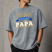World's Best Papa Limited Edition Grandpa Gift T-Shirt