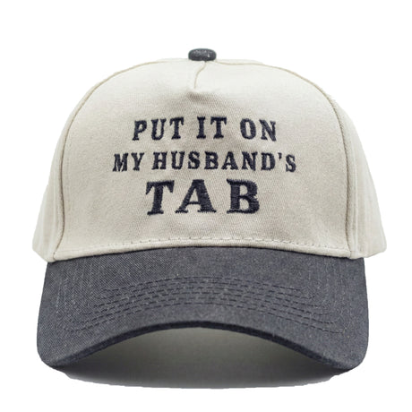 Put It On My Husband's Tab Embroidery Hat