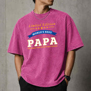 World's Best Papa Limited Edition Grandpa Gift T-Shirt