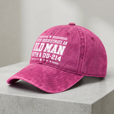 Never Underestimate an Old Man With a DD-214 Hat