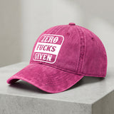 Zero Fucks Given Hat