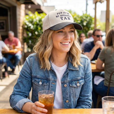 Put It On My Husband's Tab Embroidery Hat