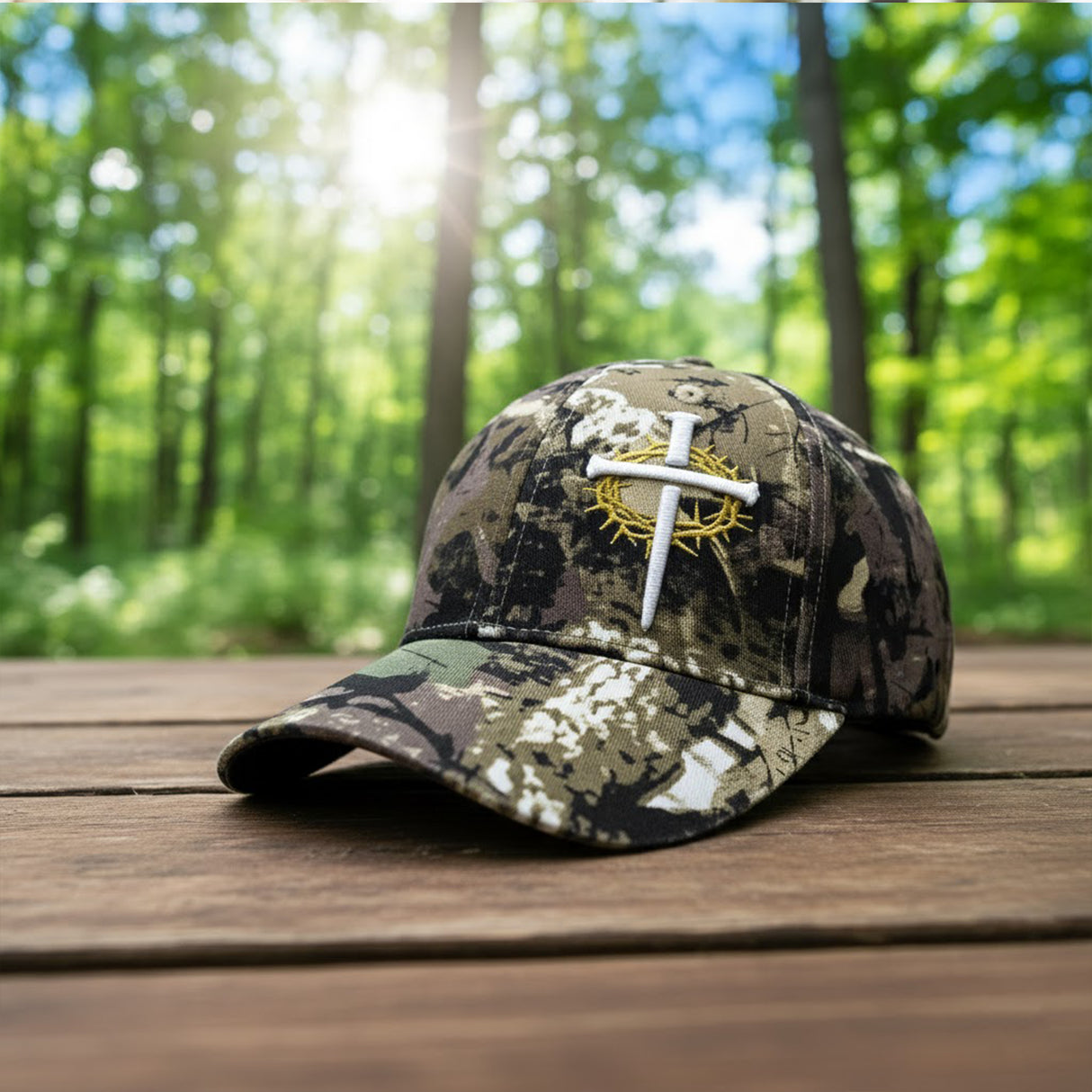 3D Embroidered Cross Hat