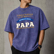 World's Best Papa Limited Edition Grandpa Gift T-Shirt