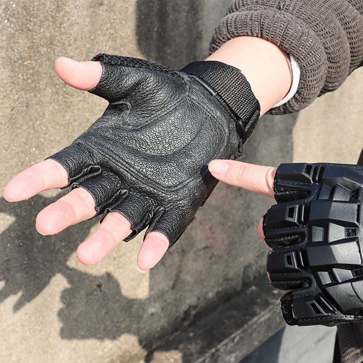 Tactical Fingerless Gloves