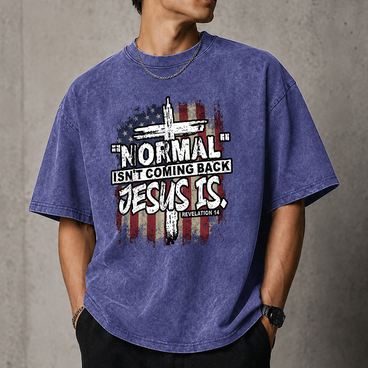 Normal Isn’t Coming Back Jesus Is Christian Graphic T-Shirt