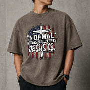 Normal Isn’t Coming Back Jesus Is Christian Graphic T-Shirt