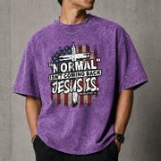Normal Isn’t Coming Back Jesus Is Christian Graphic T-Shirt