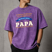 World's Best Papa Limited Edition Grandpa Gift T-Shirt