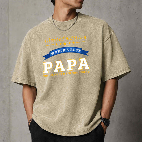 World's Best Papa Limited Edition Grandpa Gift T-Shirt