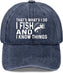 Fish and I Know Things Adjustable Baseball Cap