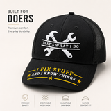 I Fix Stuff Funny Dad Hat,Gifts for Men Who Have Everything,Fathers Day Birthday Gift for Dad OR Husband