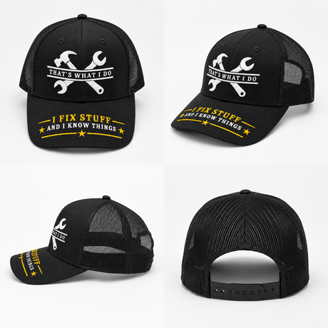 I Fix Stuff Funny Dad Hat,Gifts for Men Who Have Everything,Fathers Day Birthday Gift for Dad OR Husband