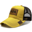 PAPA Patch Trucker Hat for Men, Leather Label Cotton-Polyester Mesh Cap